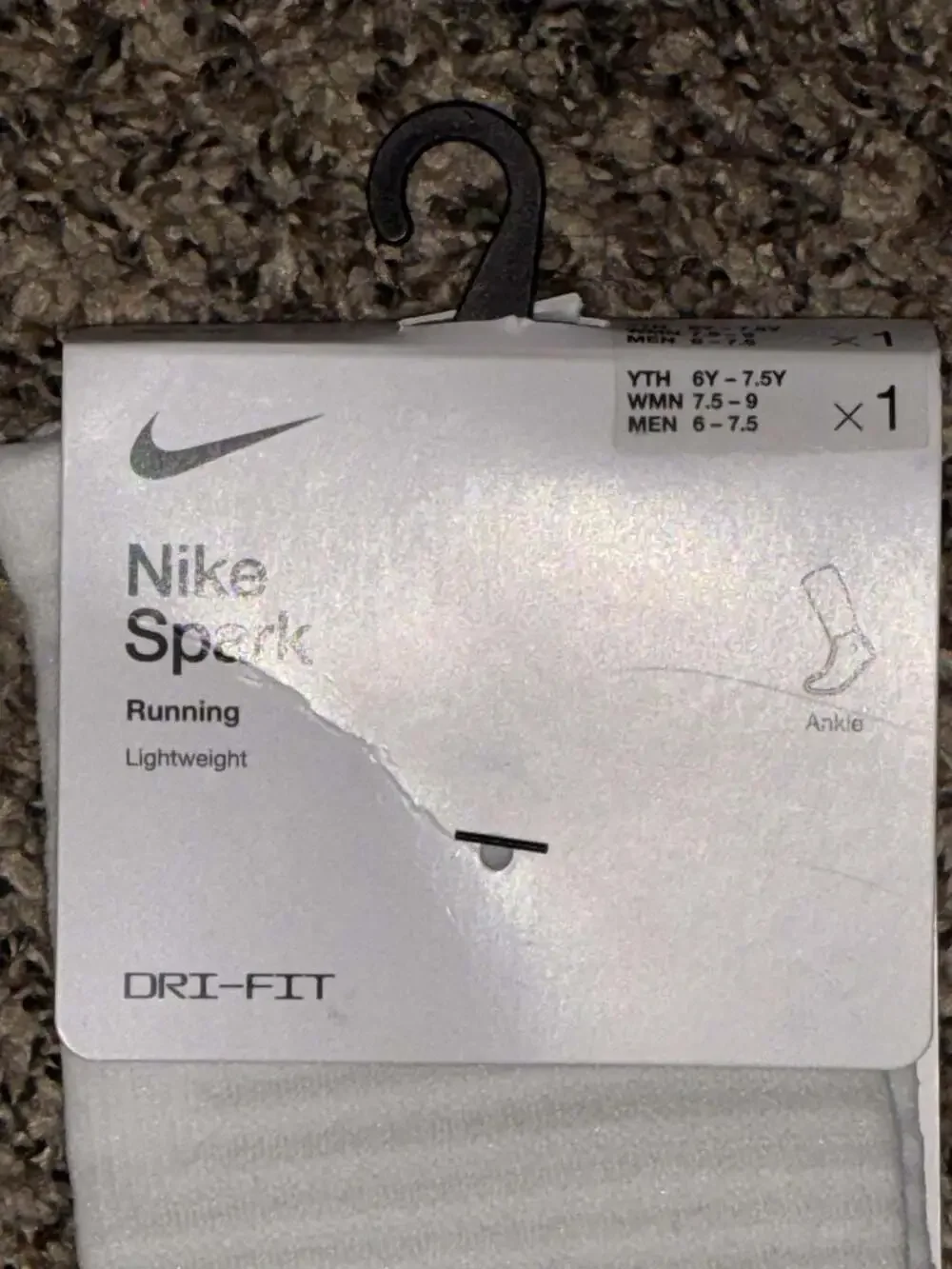 Nike Spark Lightweight Running socks. NWT.